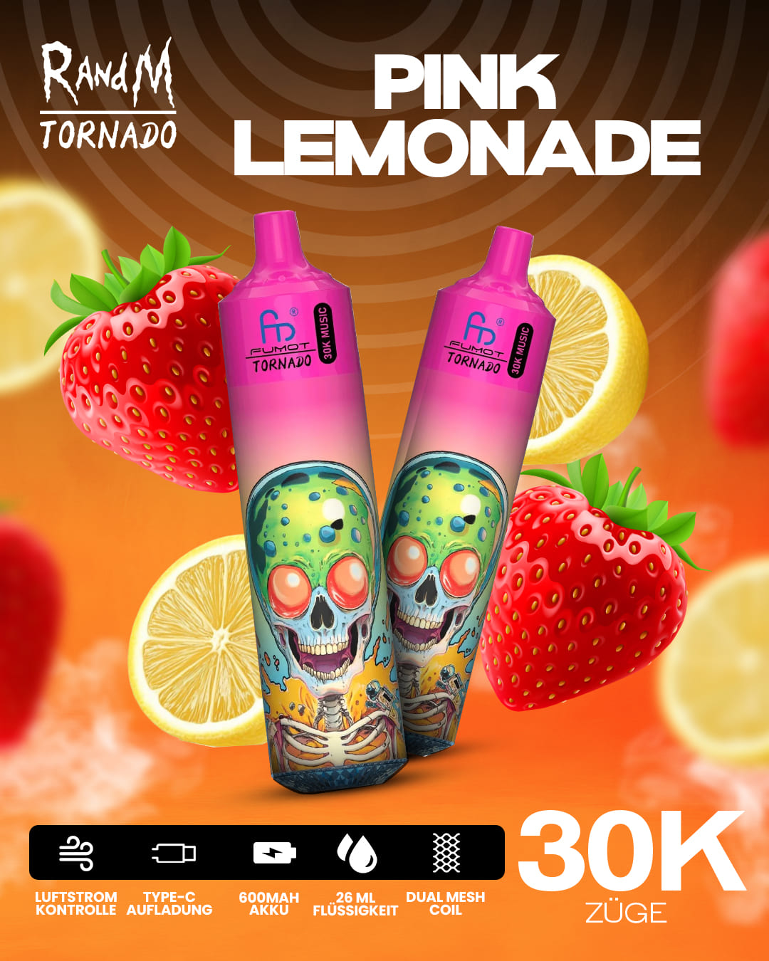 Tornado Vape 30000 - Pink Lemonade