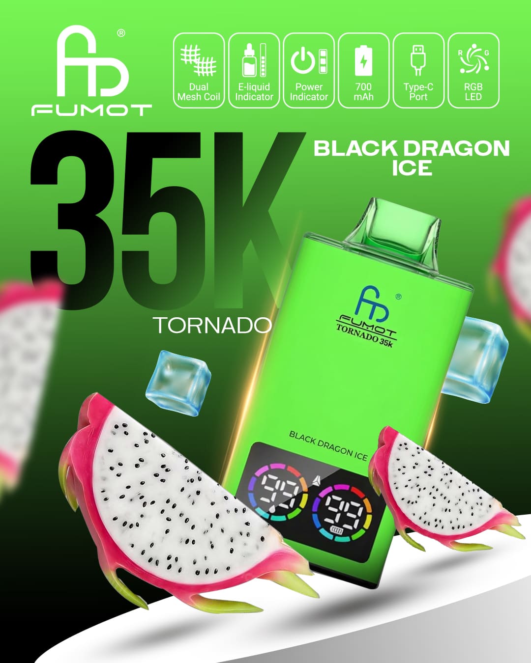 Fumot Tornado 35K - Black Dragon Ice