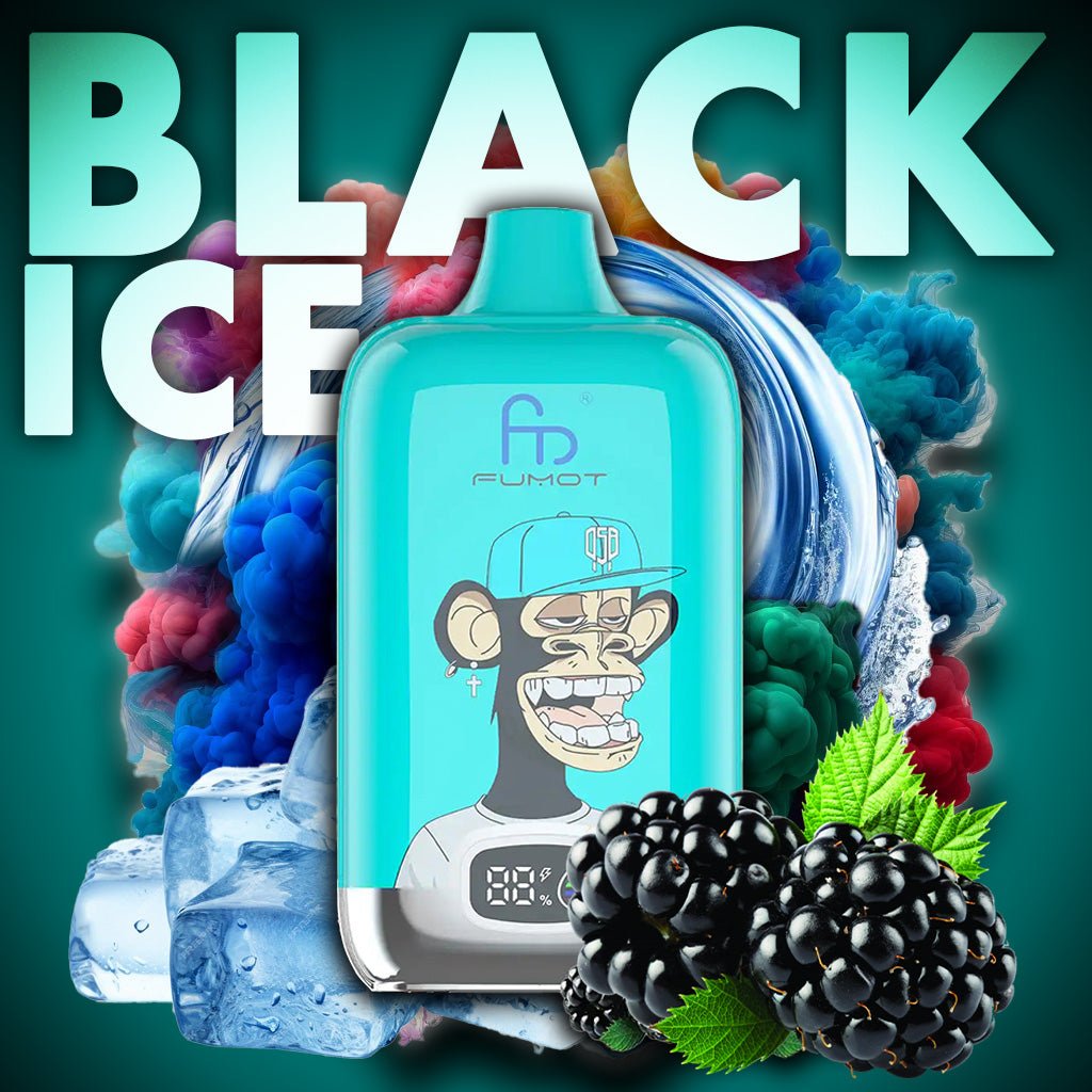 RandM Tornado 12000 - Black Ice Einweg-Vape mit 12.000 Zügen und intensiver schwarzer Johannisbeer-Note, abgerundet mit einer erfrischenden Eis-Kühle für ein einzigartiges Dampferlebnis.
