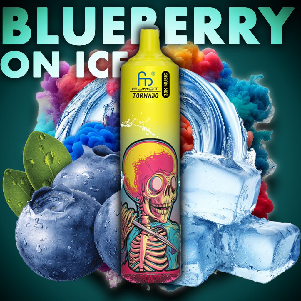 RandM Tornado 30000 - Blueberry On Ice | Einweg-Vape mit 30.000 Zügen & erfrischendem Blaubeer-Menthol-Geschmack