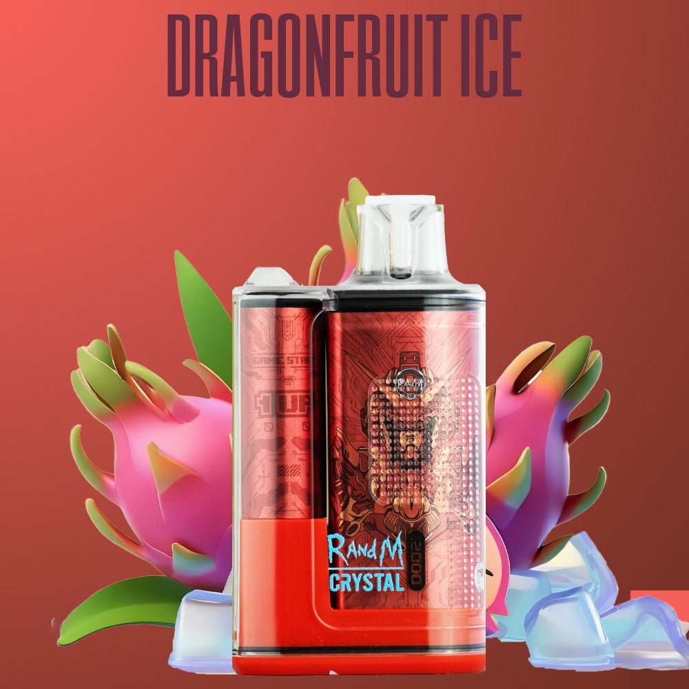 RandM Fumot Vape 12000 Dragonfruit Ice– Einweg E-Zigarette mit 12000 Zügen, LED-Display und intensivem Mix aus tropischen Früchten