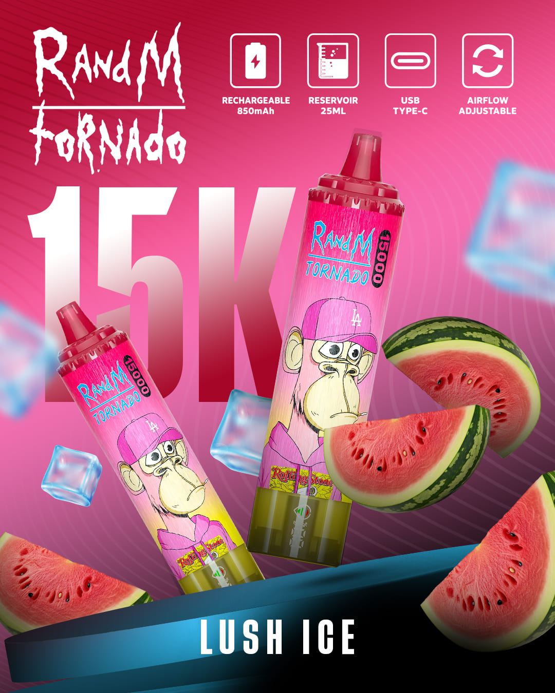Tornado Vape 15000 - Lush Ice