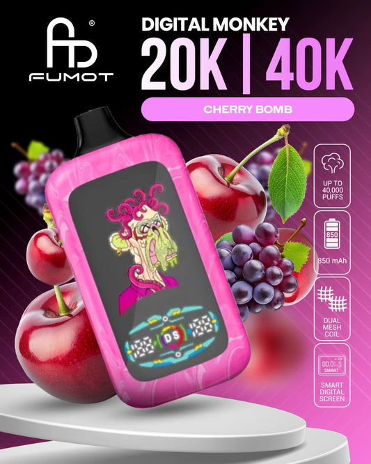 Fumot Digital Monkey 20K/40K - Cherry Bomb