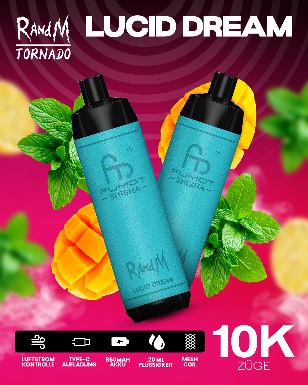 Lucid Dream - RandM Tornado Vape - Offizieller Store