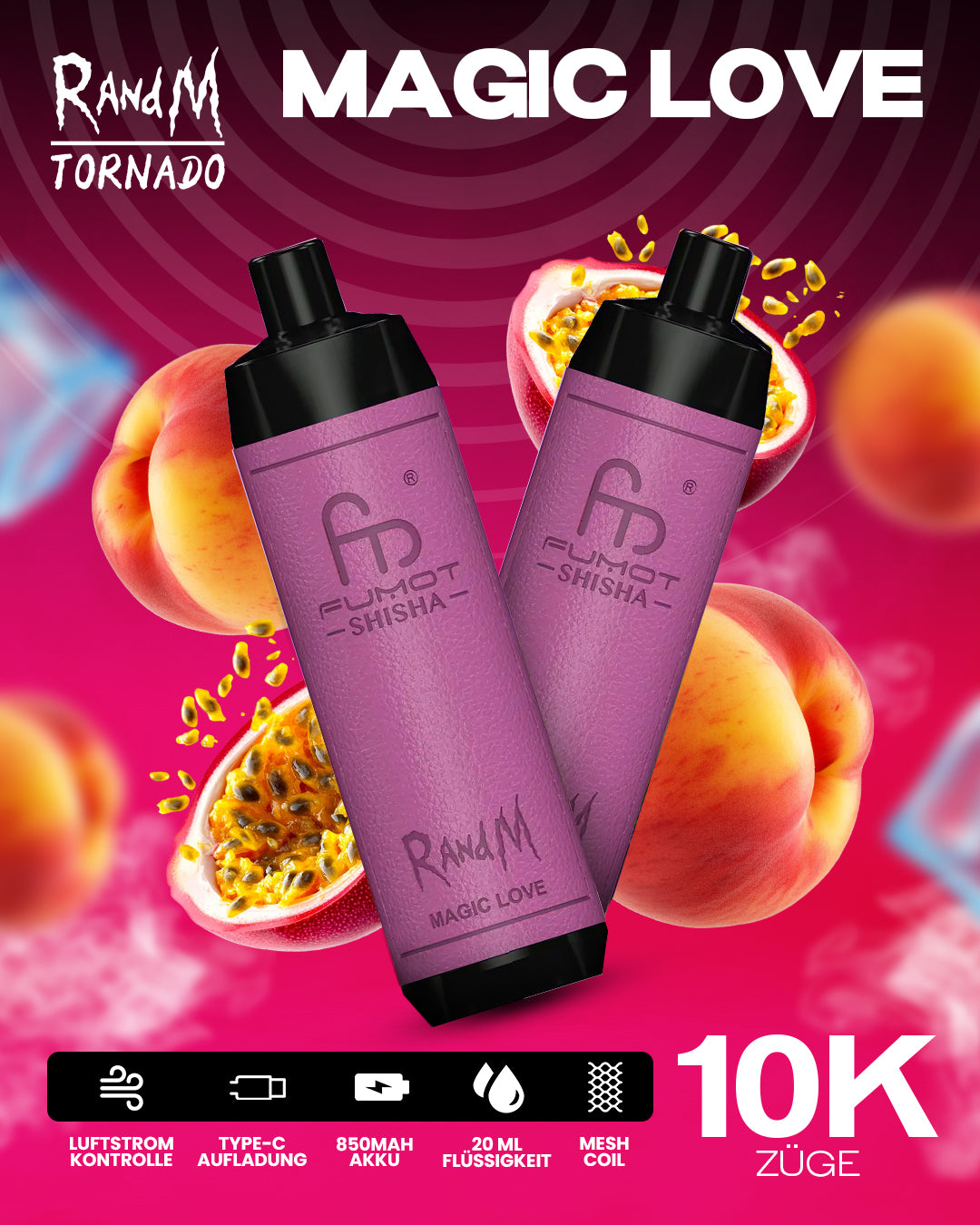 Magic Love - RandM Tornado Vape - Offizieller Store