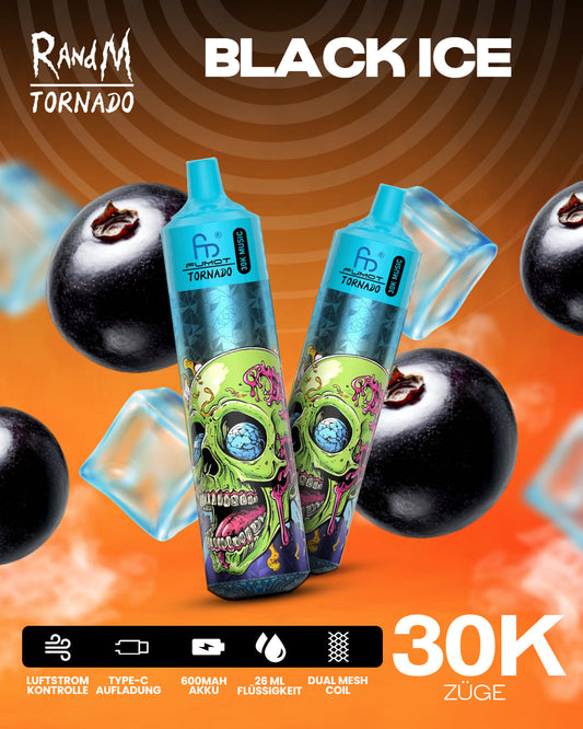 Tornado Vape 30000 - Black Ice