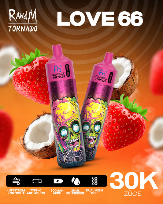 Tornado Vape 30000 - Love 66