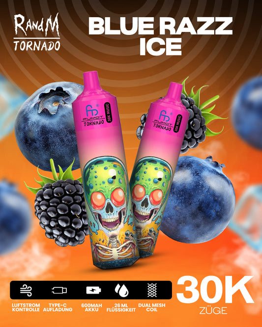 Tornado Vape 30000 - Blue Razz Ice