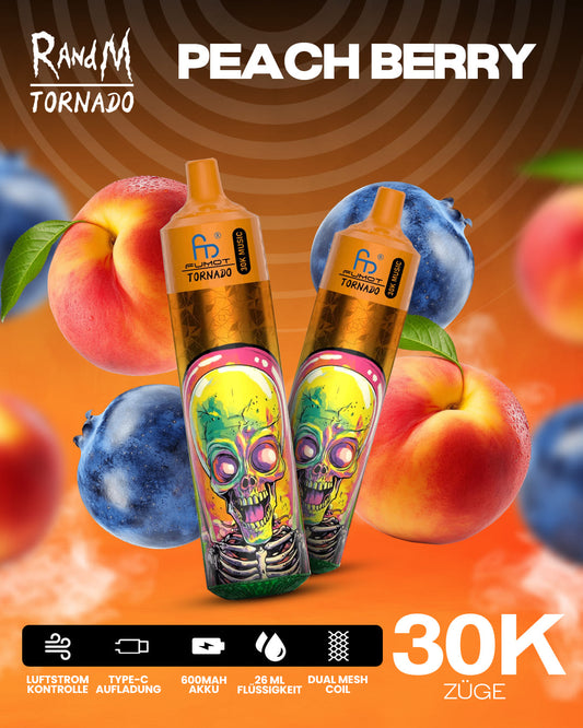Tornado Vape 30000 - Peach Berry
