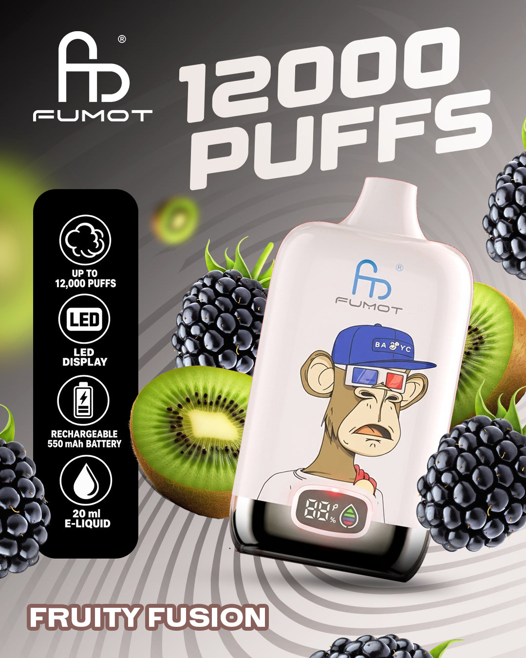 Fumot Vape 12000 - Fruity Fusion