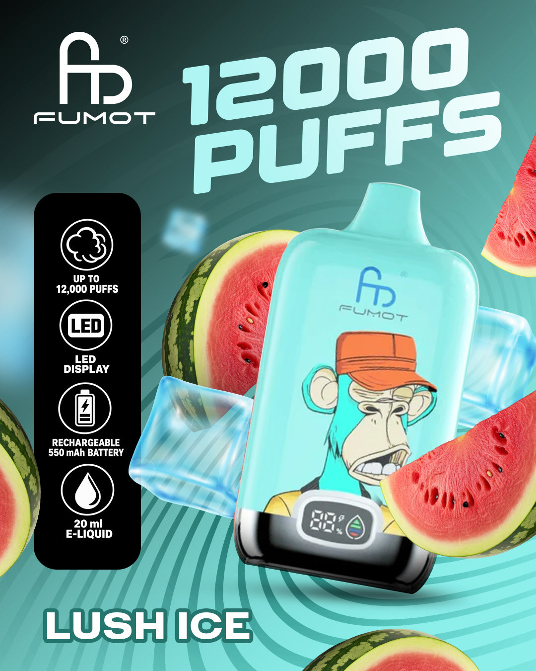 Fumot Vape 12000 - Lush Ice