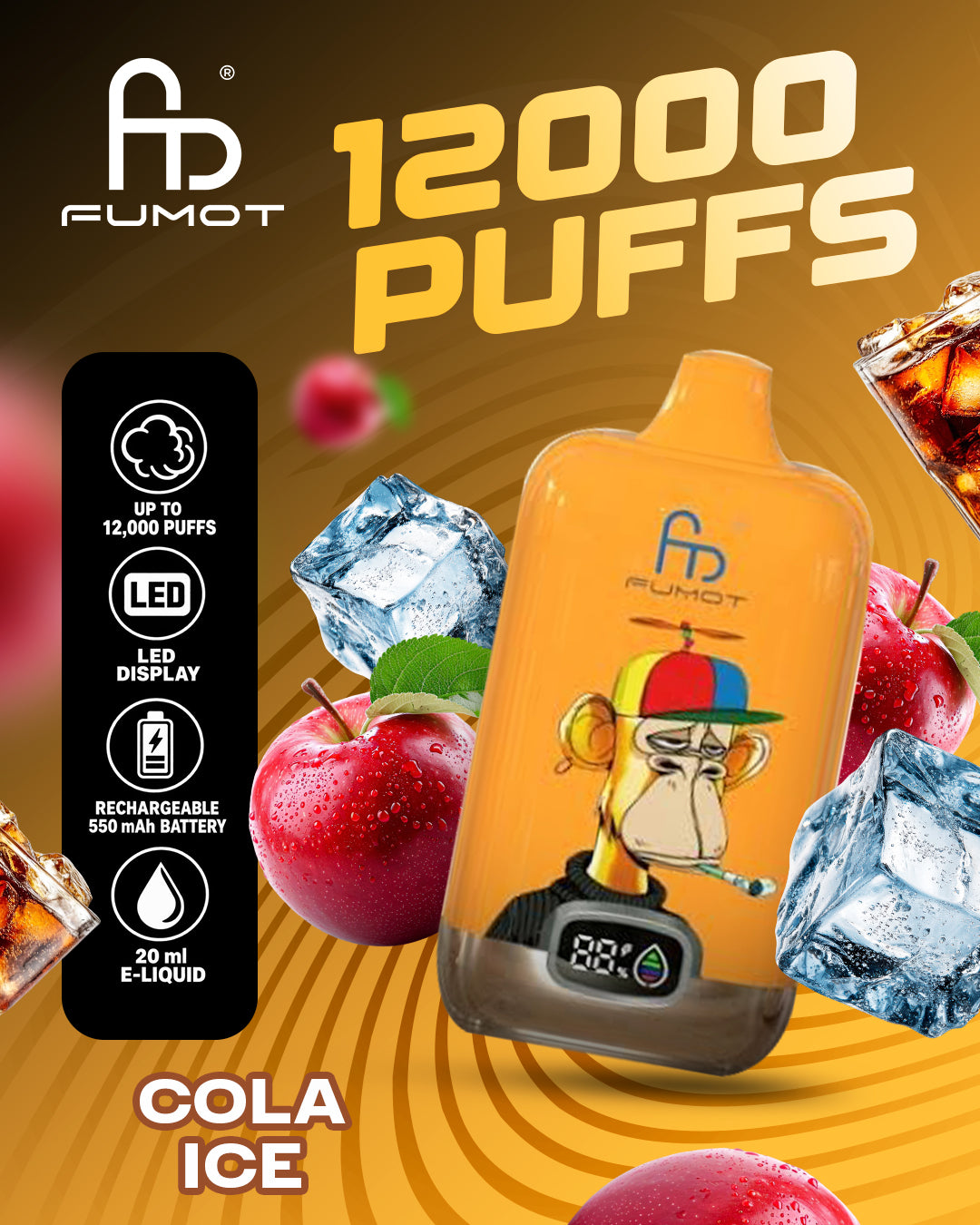 Fumot Vape 12000 - Cola Ice