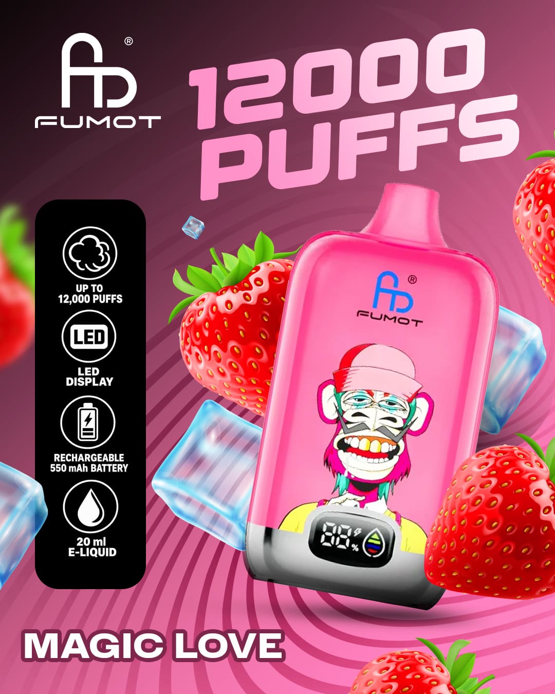 Fumot Vape 12000 - Magic Love