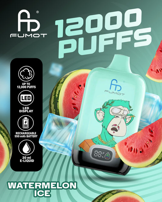 Fumot Vape 12000 - Watermelon Ice