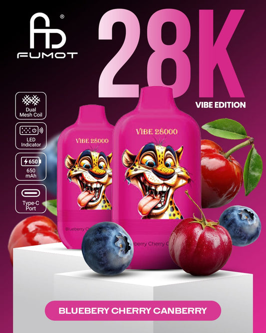 Fumot Vibe 28000 - Blueberry Cherry Cranberry