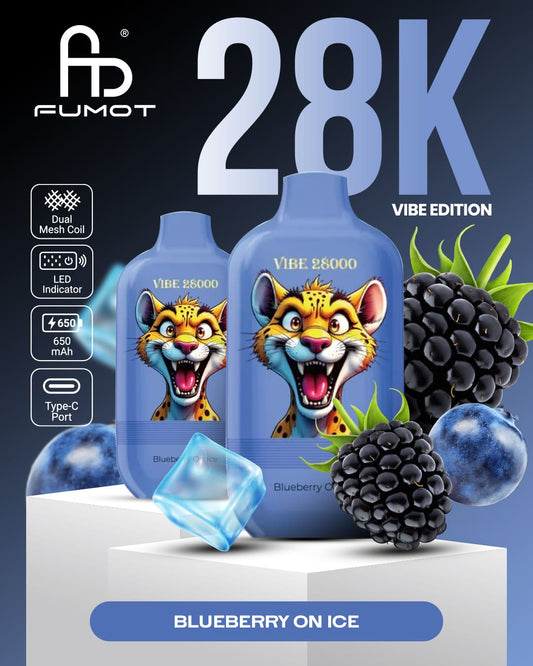 Fumot Vibe 28000 - Blueberry on Ice