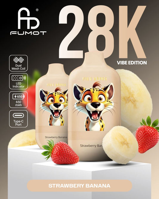 Fumot Vibe 28000 - Strawberry Banana