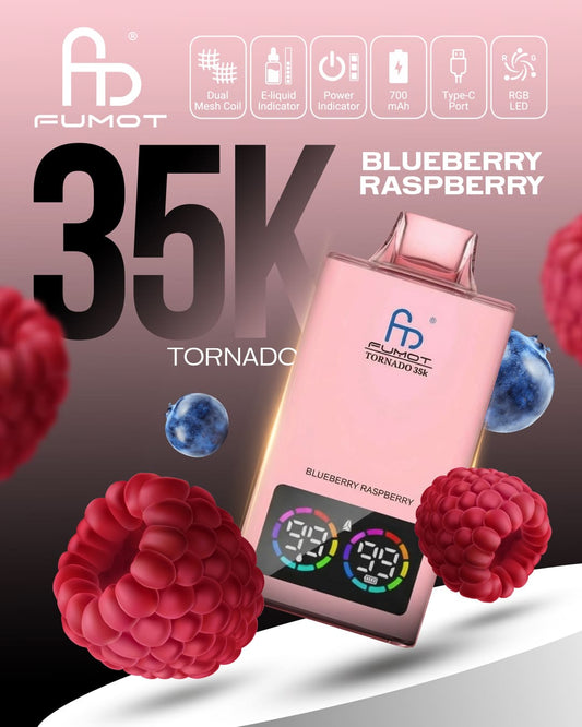 Fumot Tornado 35K - Blueberry Raspberry