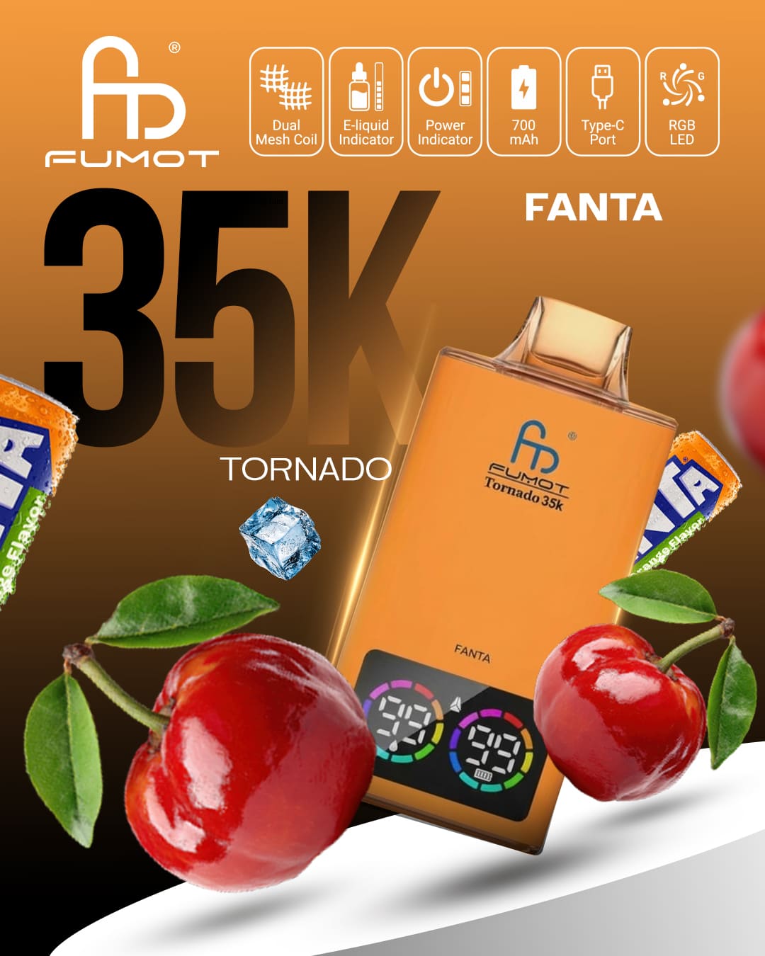 Fumot Tornado 35K - Fanta