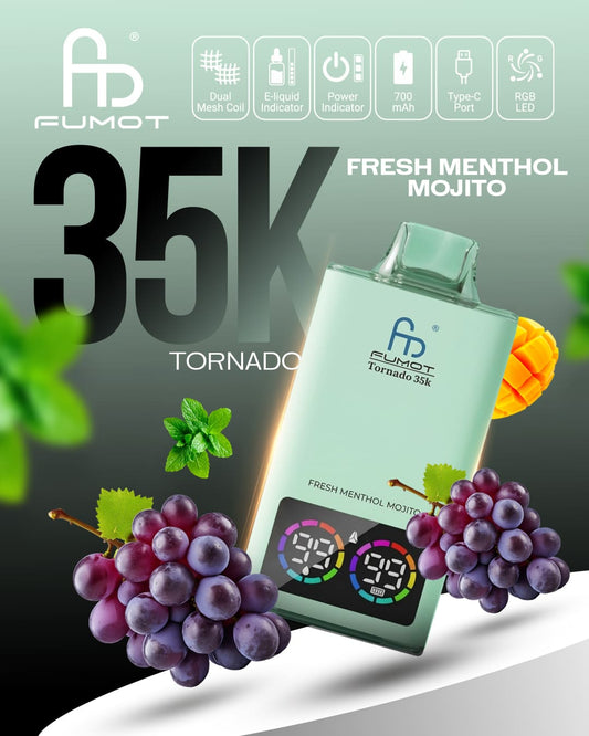 Fumot Tornado 35K - Fresh Menthol Mojito