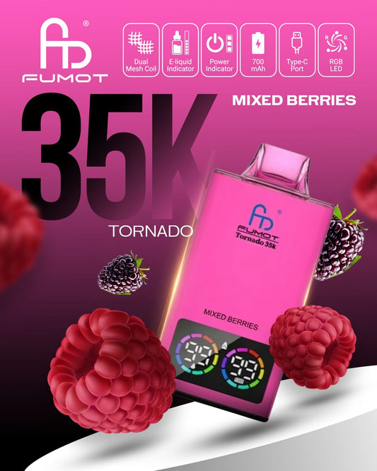 Fumot Tornado 35K - Mixed Berries