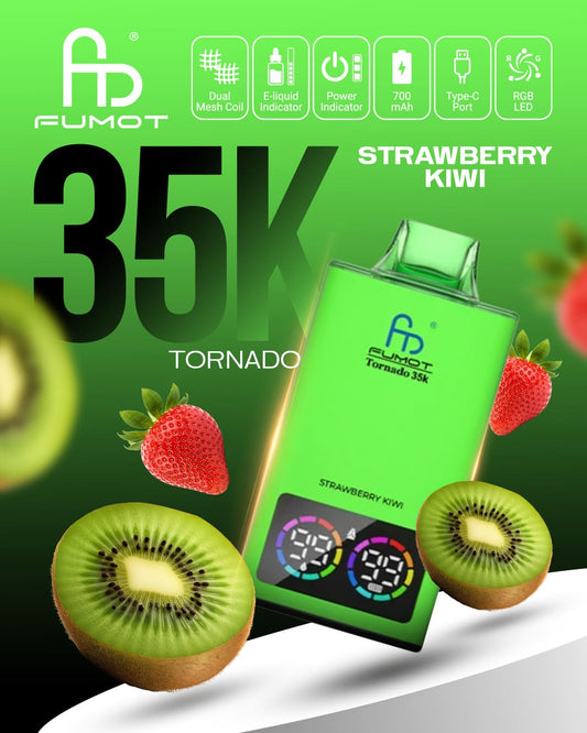 Fumot Tornado 35K - Strawberry Kiwi