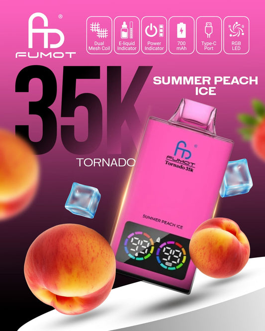 Fumot Tornado 35K - Summer Peach Ice