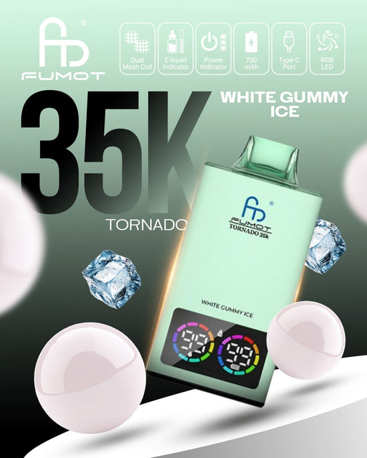 Fumot Tornado 35K - White Gummy Ice