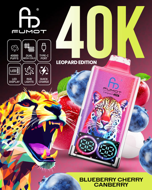 Fumot Leopard 40K - Blueberry Cherry Cranberry