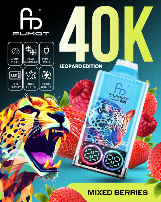 Fumot Leopard 40K - Mixed Berries