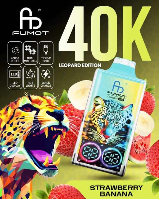 Fumot Leopard 40K - Strawberry Banana