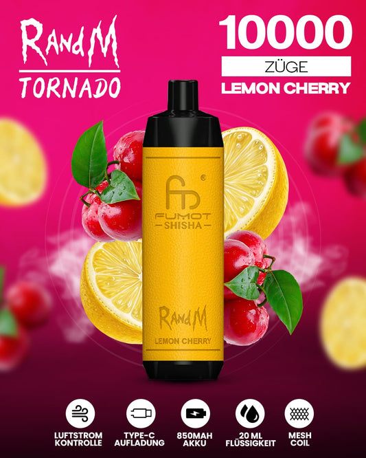 RandM Shisha 10000 - Lemon Cherry
