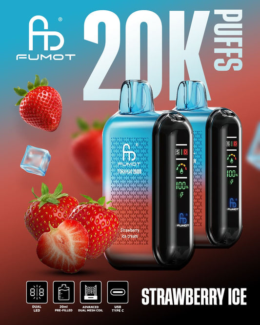 Tornado Vape 20000 - Strawberry Ice
