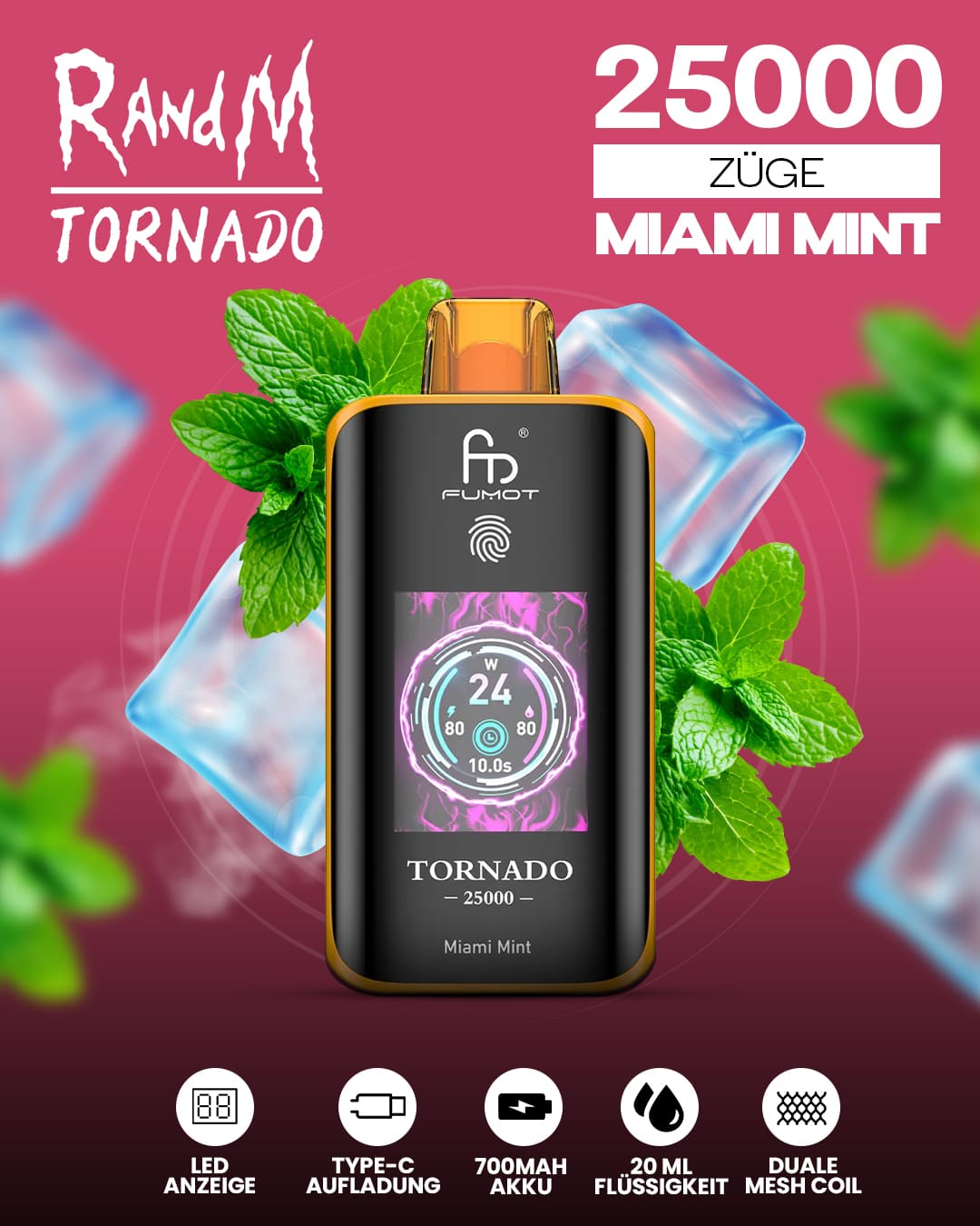 Tornado Vape 25000 - Miami Mint