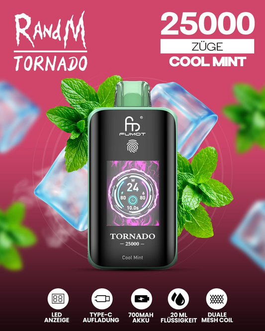 Tornado Vape 25000 - Cool Mint