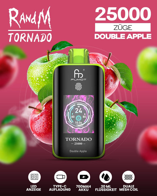 Tornado Vape 25000 - Double Apple