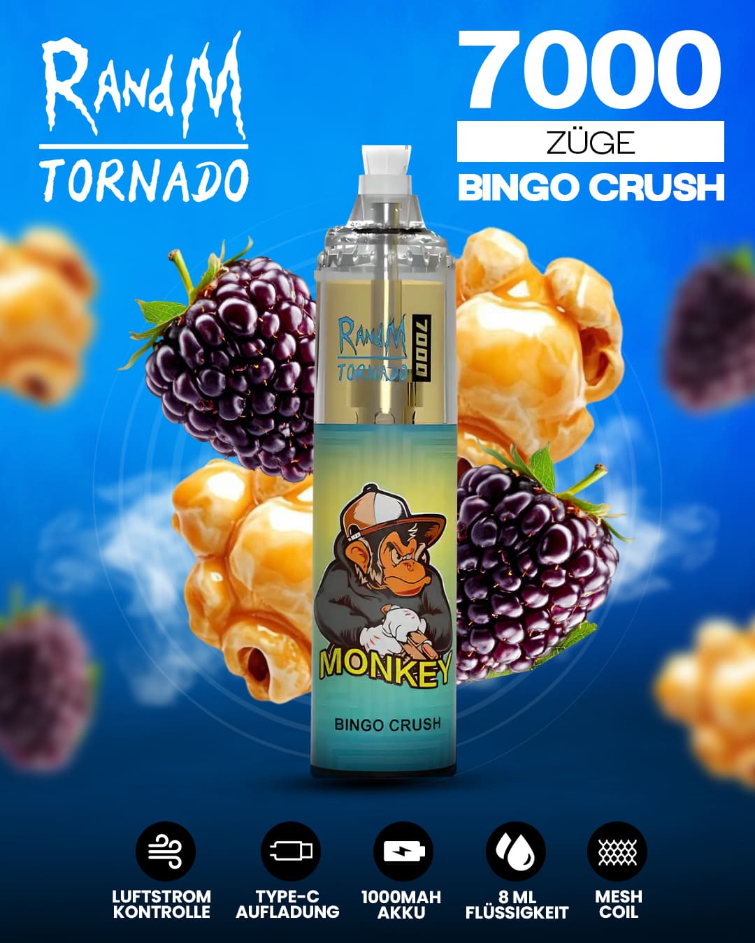 Tornado Vape 7000 - Bingo Crush