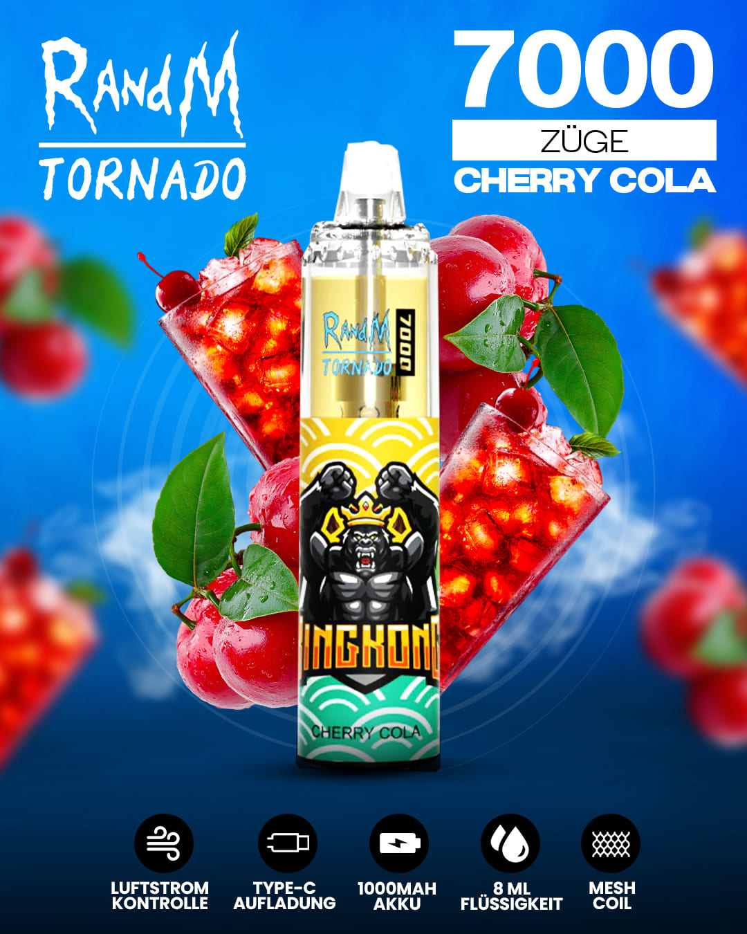 Tornado Vape 7000 - Cherry Cola