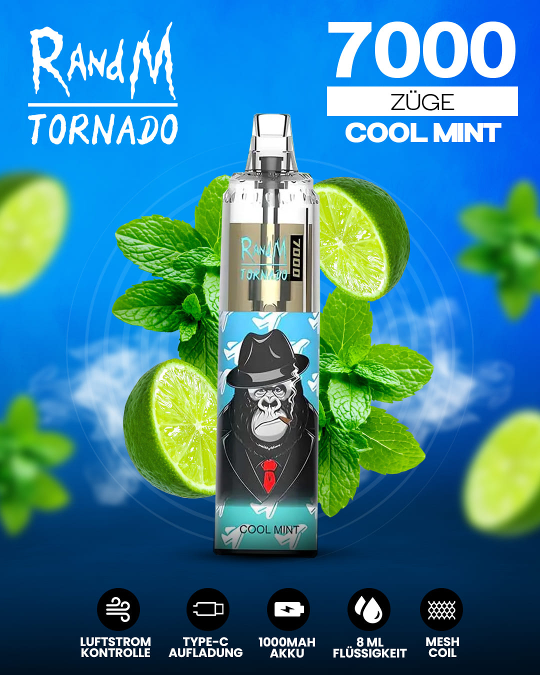 Tornado Vape 7000 - Cool Mint