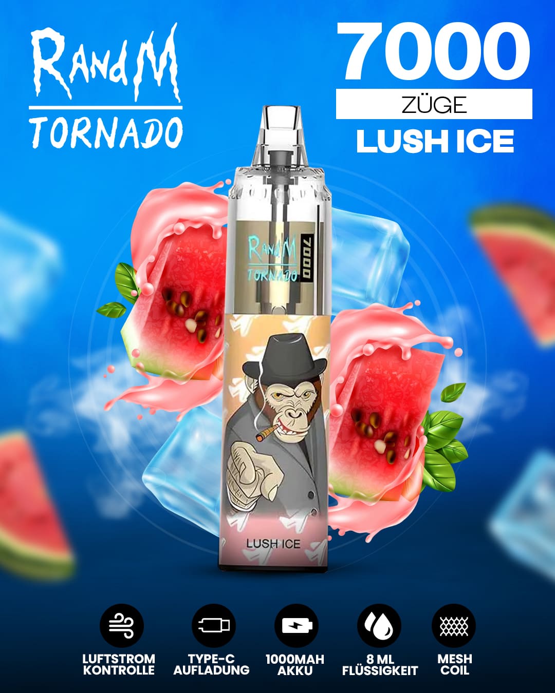 Tornado Vape 7000 - Lemon Lime