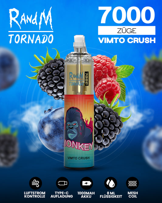 Tornado Vape 7000 - Vimto Crush