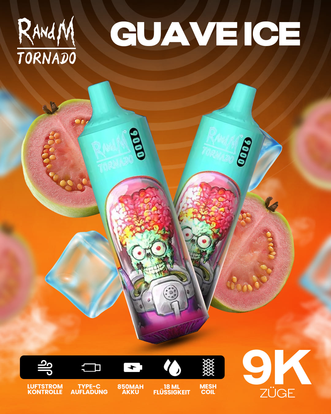 Tornado Vape 9000 - Guava Ice